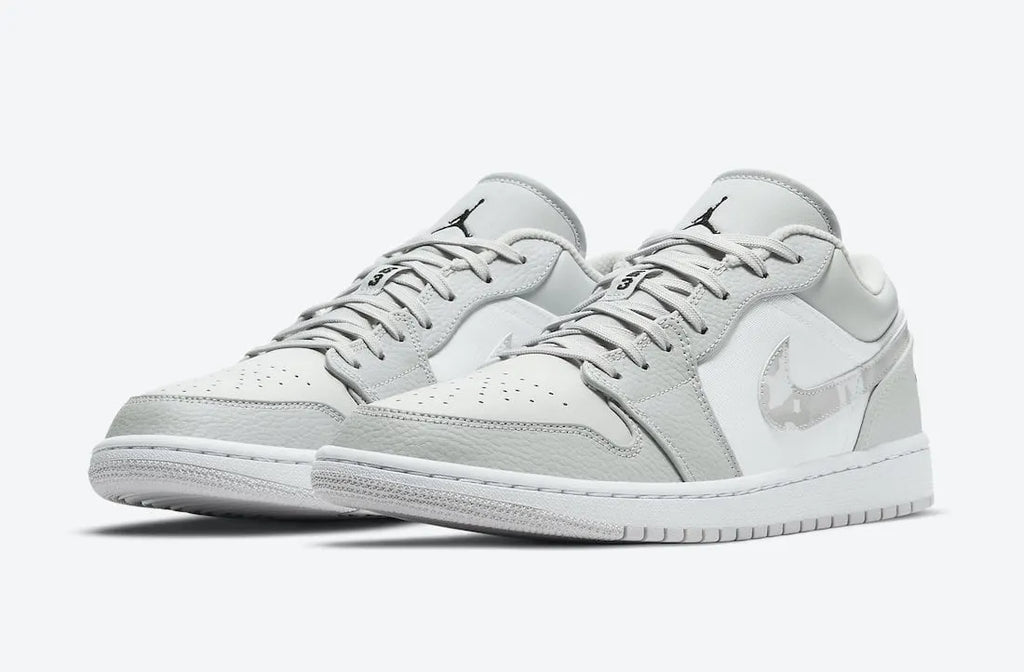Jordan 1 Low Grey White Camo - Hình 3