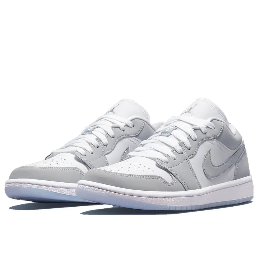 Air Jordan 1 Low Grey White premium - Hình 4
