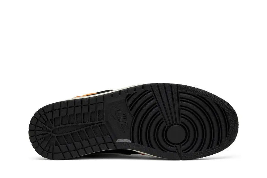 Jordan 1 Mid Black Orange - Hình 3