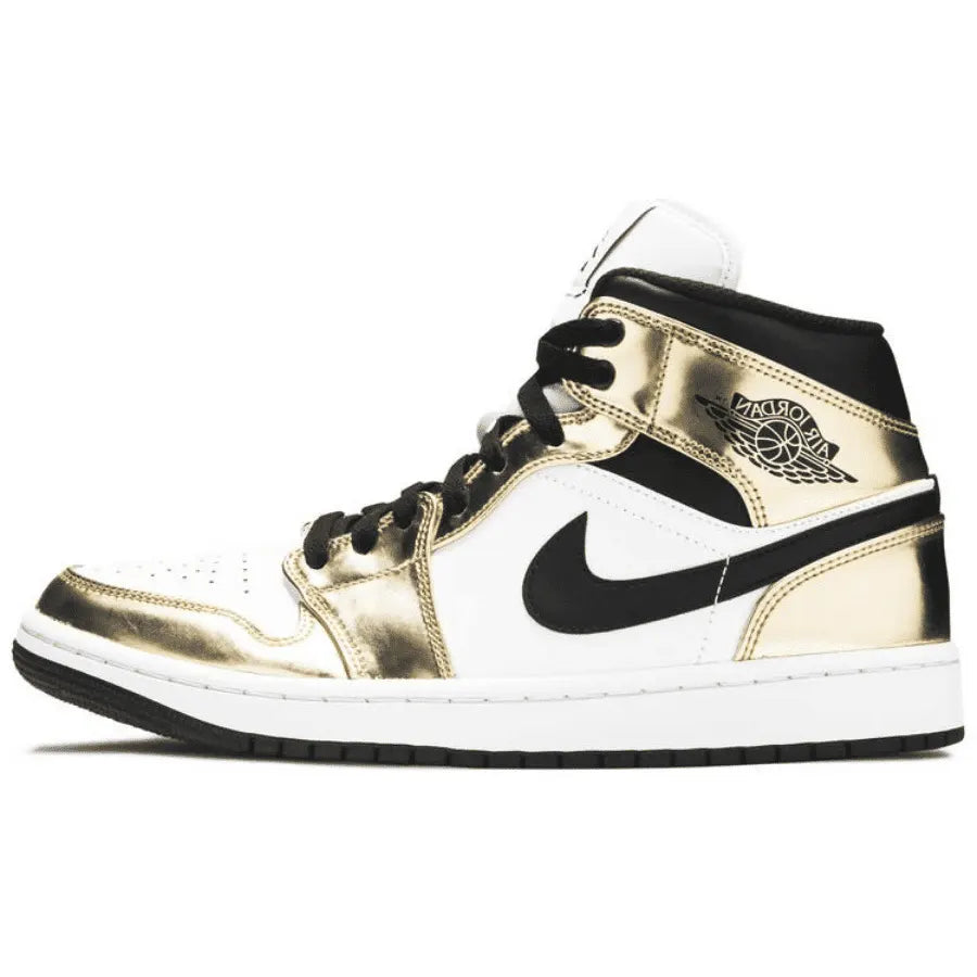 Air Jordan 1 Mid White Gold - Hình 4