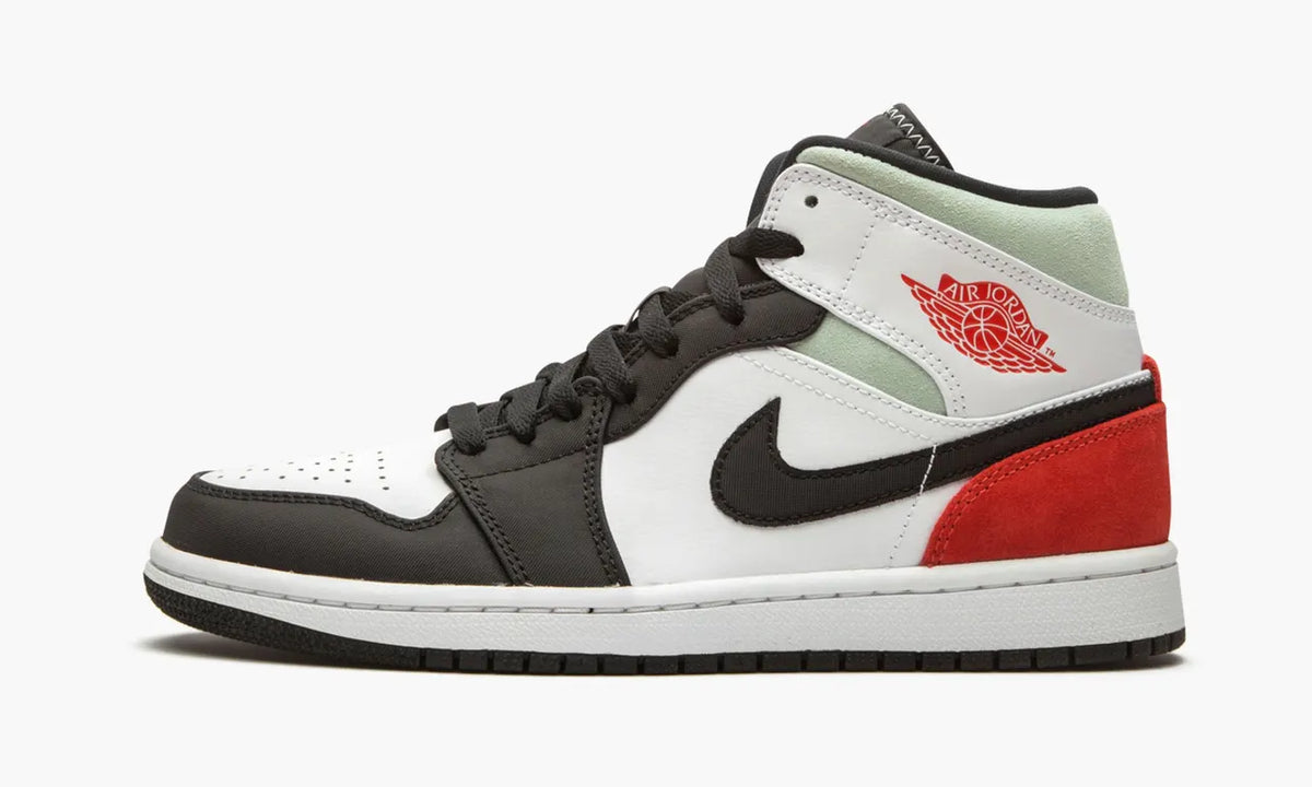 se Air Jordan 1 Mid Red - Hình 2