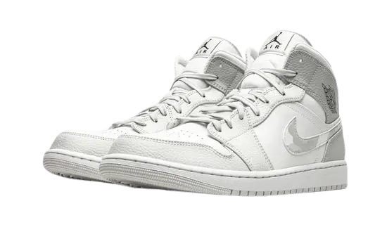 Jordan 1 Mid White Grey