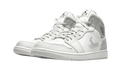 Jordan 1 Mid White Grey