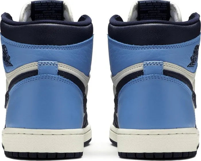 navy Air Jordan 1 High OG Obsidian - Hình 4