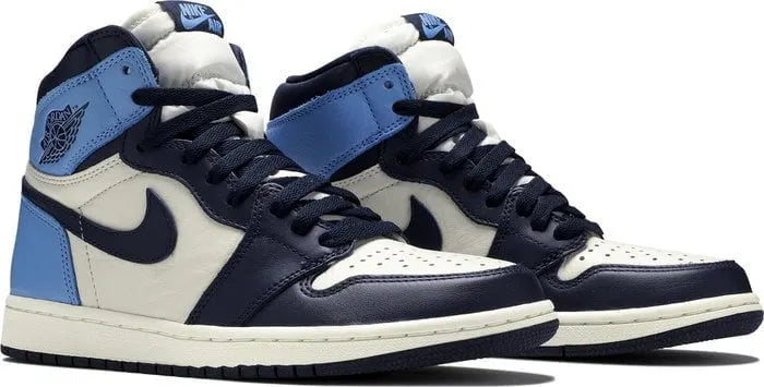 navy Air Jordan 1 High OG Obsidian - Hình 5