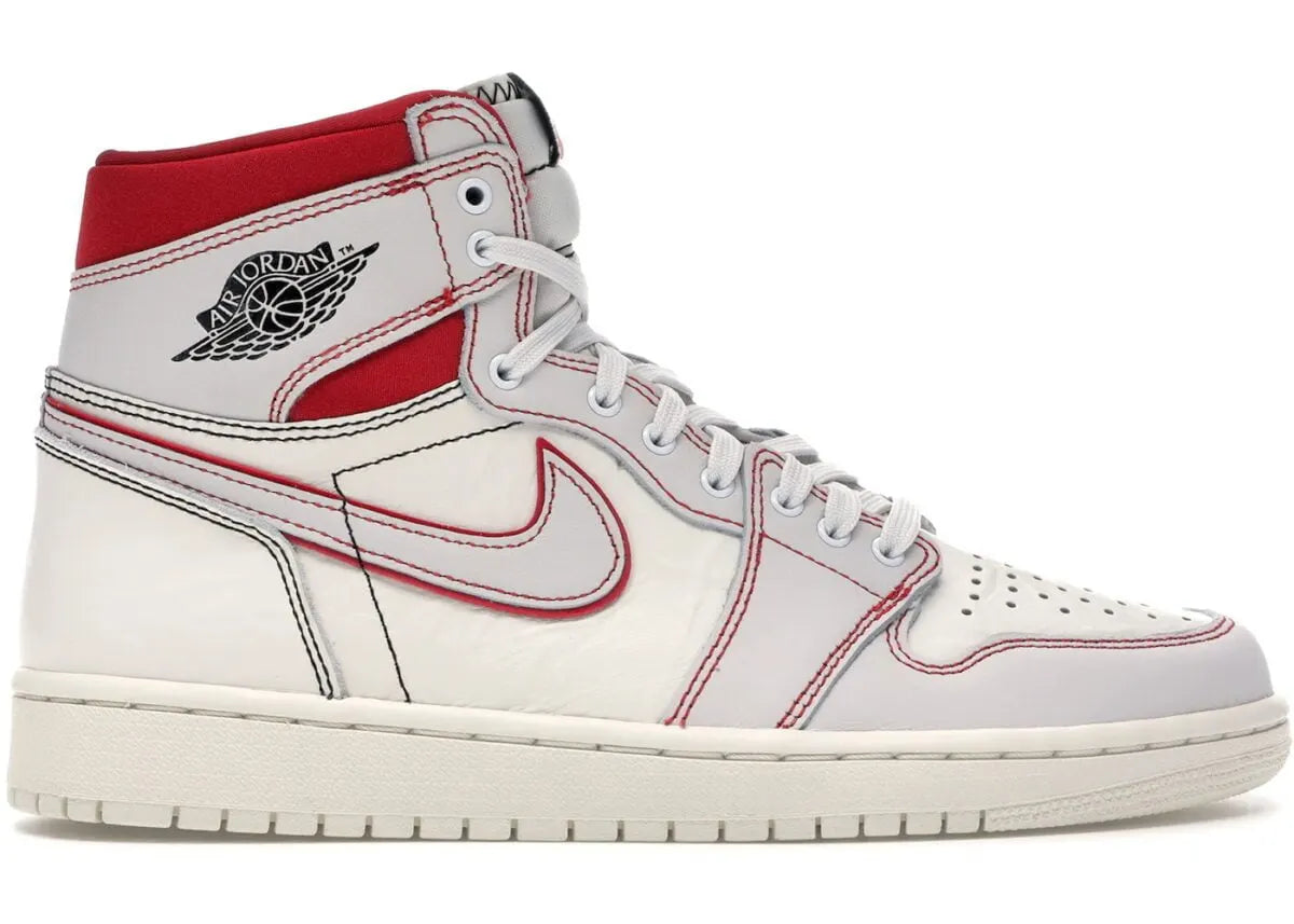 Air Jordan 1 Sail Red - Hình 4