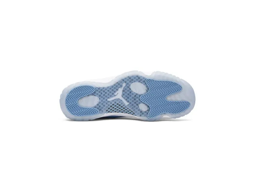 white Air Jordan 11 Retro UNC - Hình 3