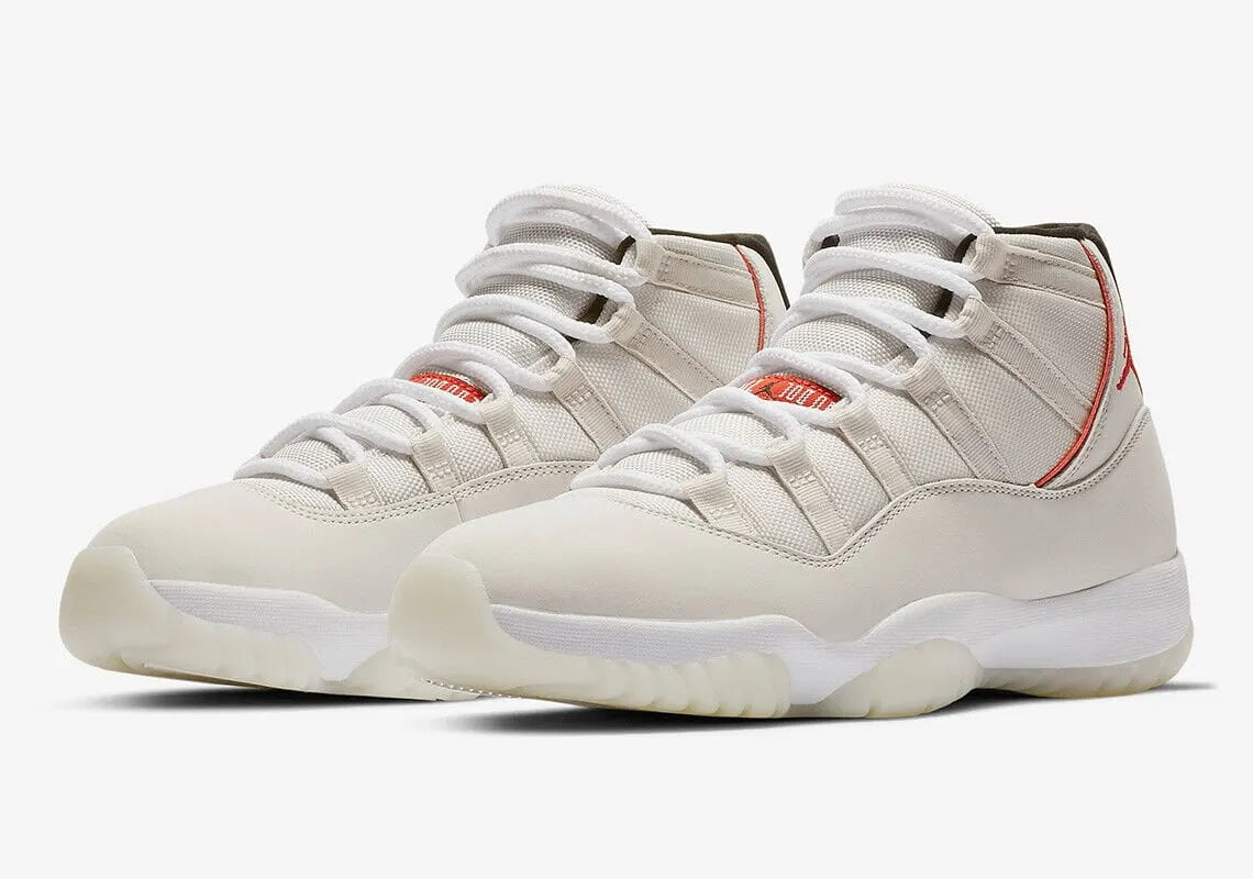 iconic Air Jordan 11 Retro White Red - Hình 5