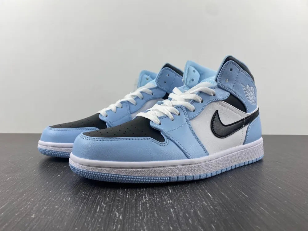 Air Jordan 1 Mid Ice Blue - Hình 16