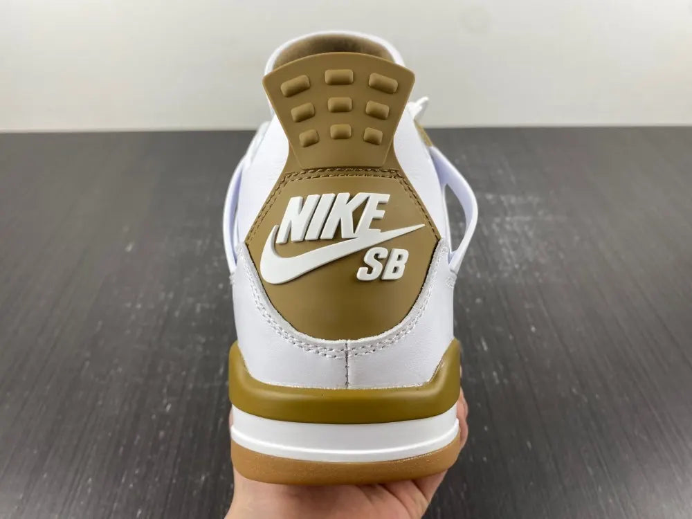 retro premium Air Jordan 4 White Gold - Hình 11