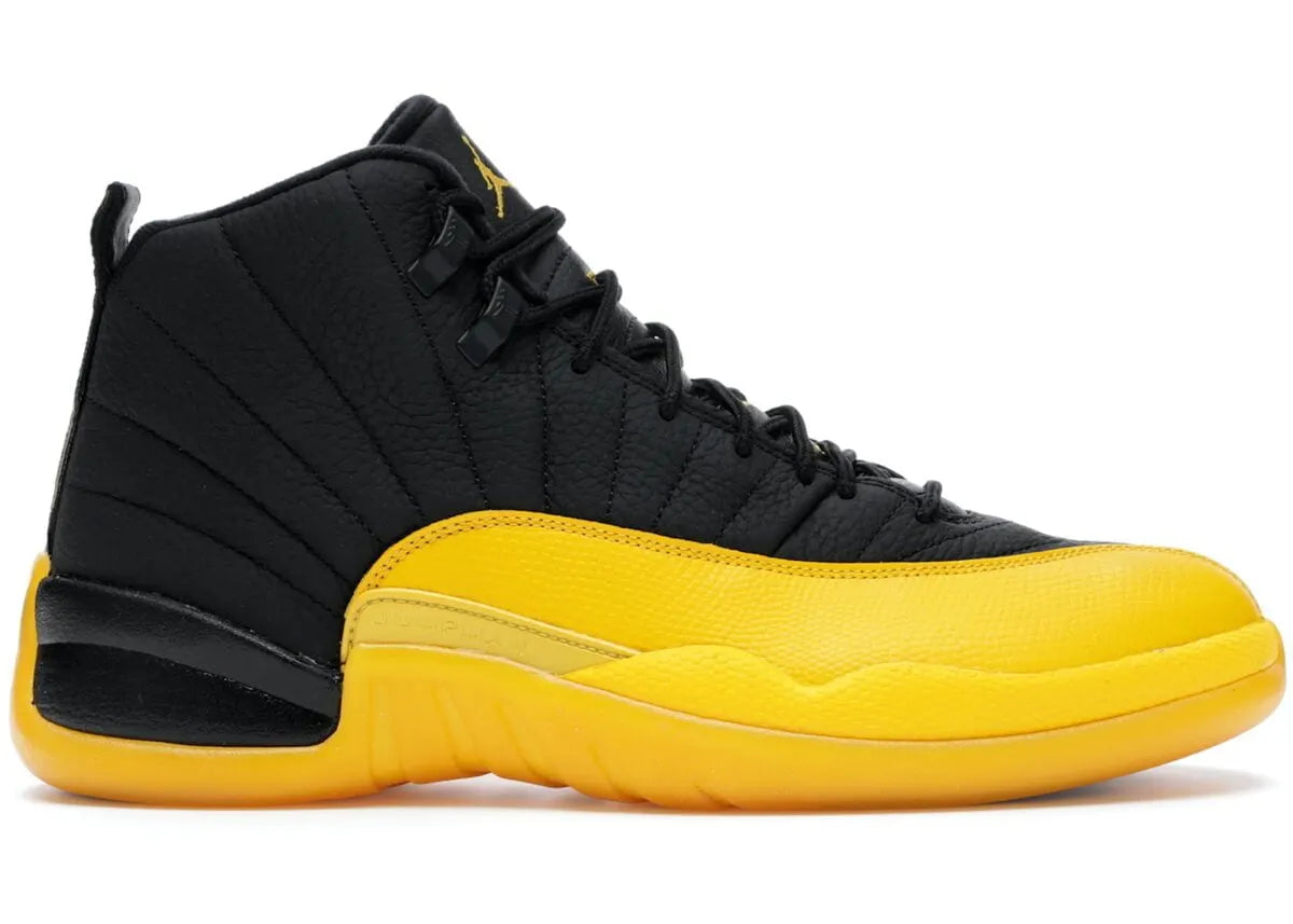 retro Air Jordan 12 Black Taxi - Hình 4