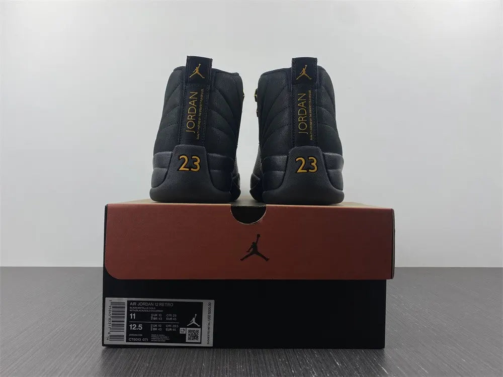 Air Jordan 12 Black Gold - Hình 5