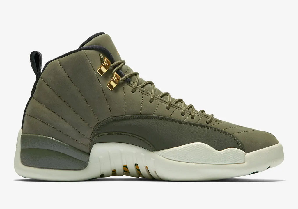 Jordan 12 Olive Canvas - Hình 2
