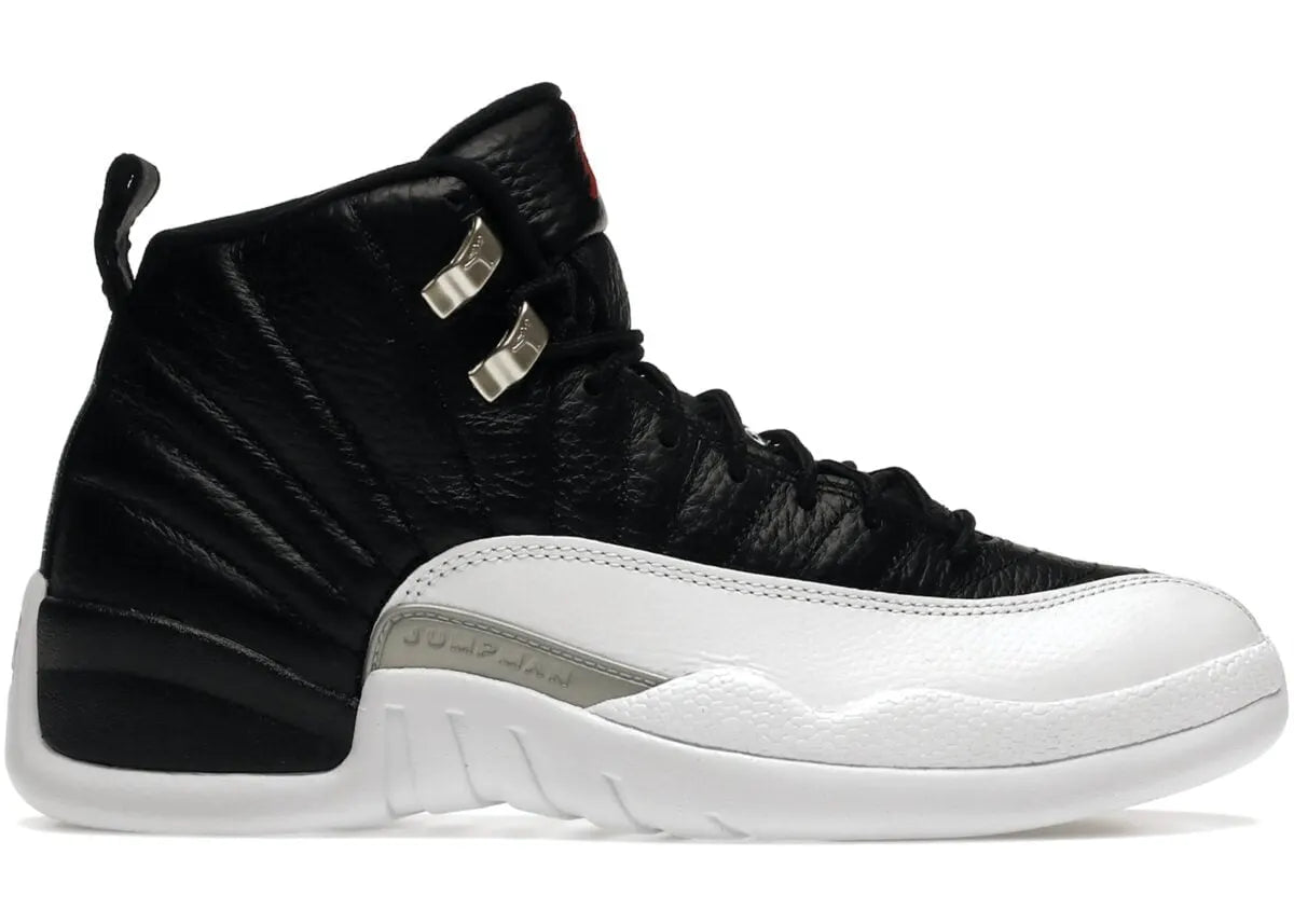 iconic Air Jordan 12 Retro Black White - Hình 5