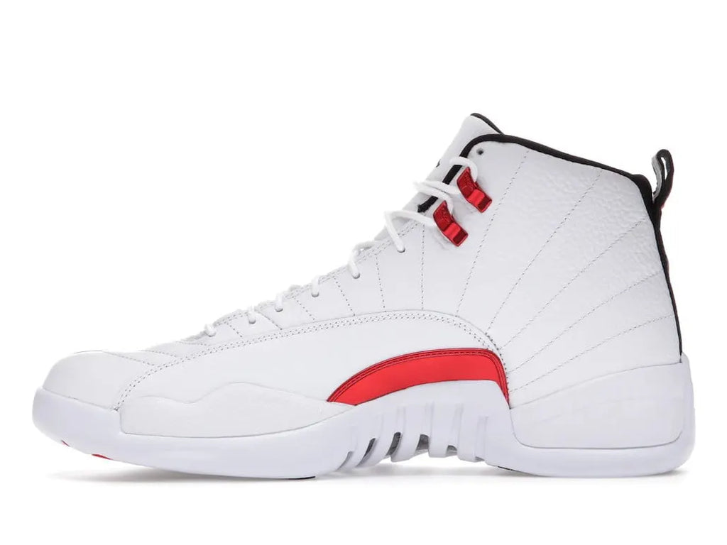 premium Air Jordan 12 Retro White Red - Hình 3