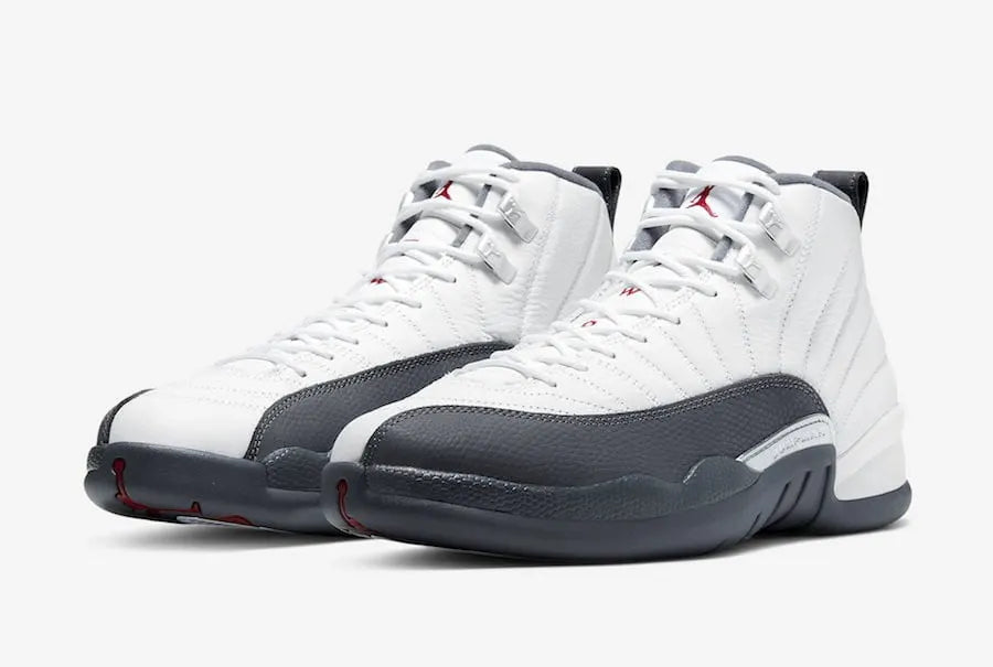 Air Jordan 12 Retro White Grey