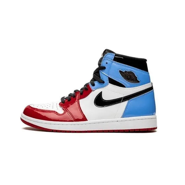 Air Jordan 1 Patent Red Blue - Hình 5