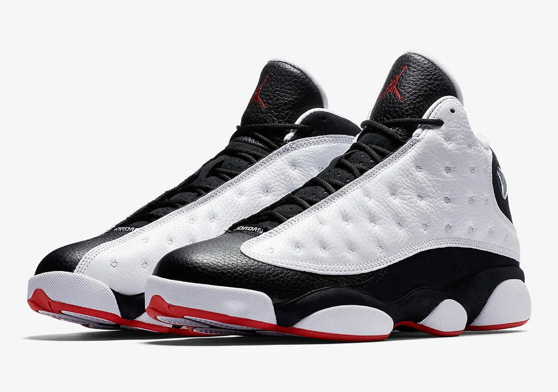 black white Air Jordan 13 Retro Panda - Hình 4