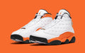 premium Air Jordan 13 White Orange