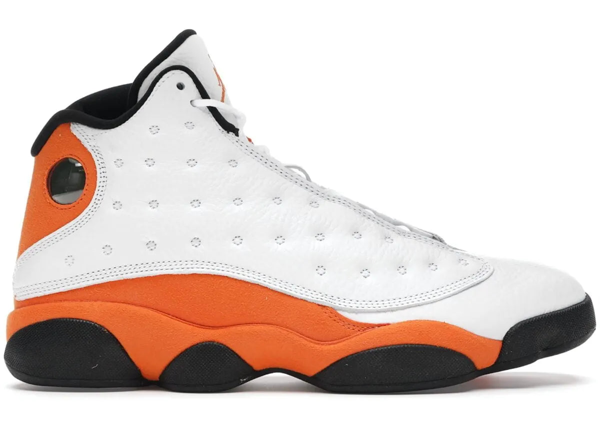 premium Air Jordan 13 White Orange - Hình 4