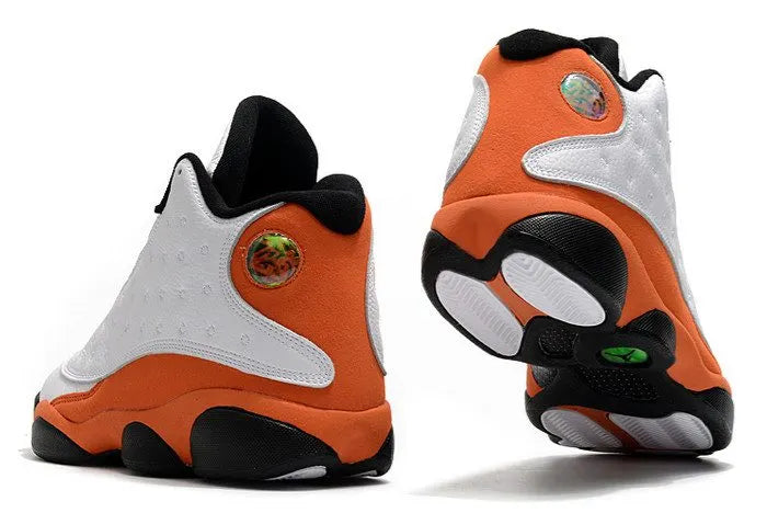 premium Air Jordan 13 White Orange - Hình 2