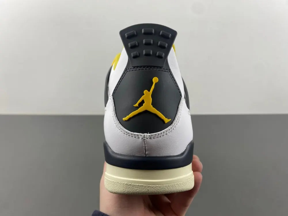 retro Air Jordan 4 White/Yellow - Hình 13