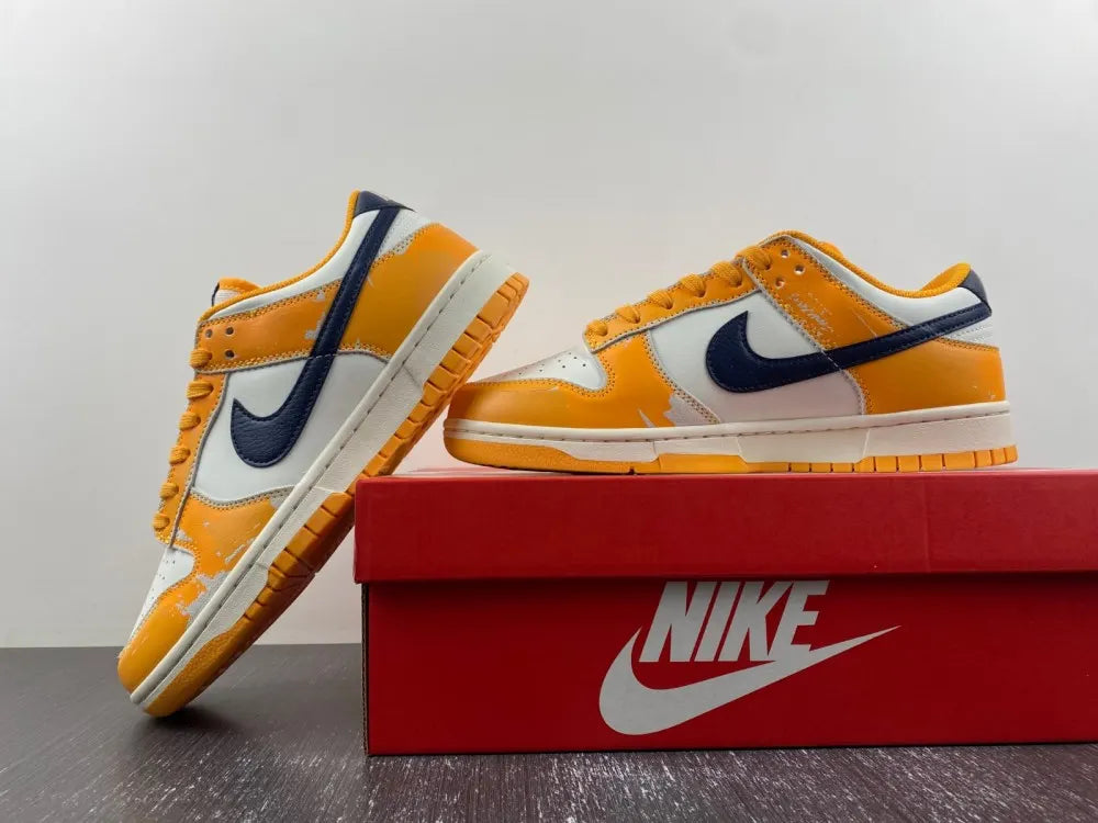 Nike Dunk Low Syracuse Navy - Hình 3