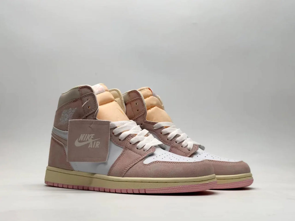 Air Jordan 1 Pink Suede - Hình 5