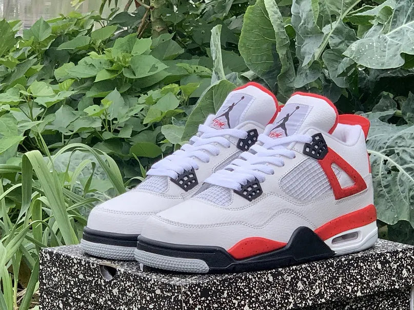 Air Jordan 4 White Fire Red - Hình 7