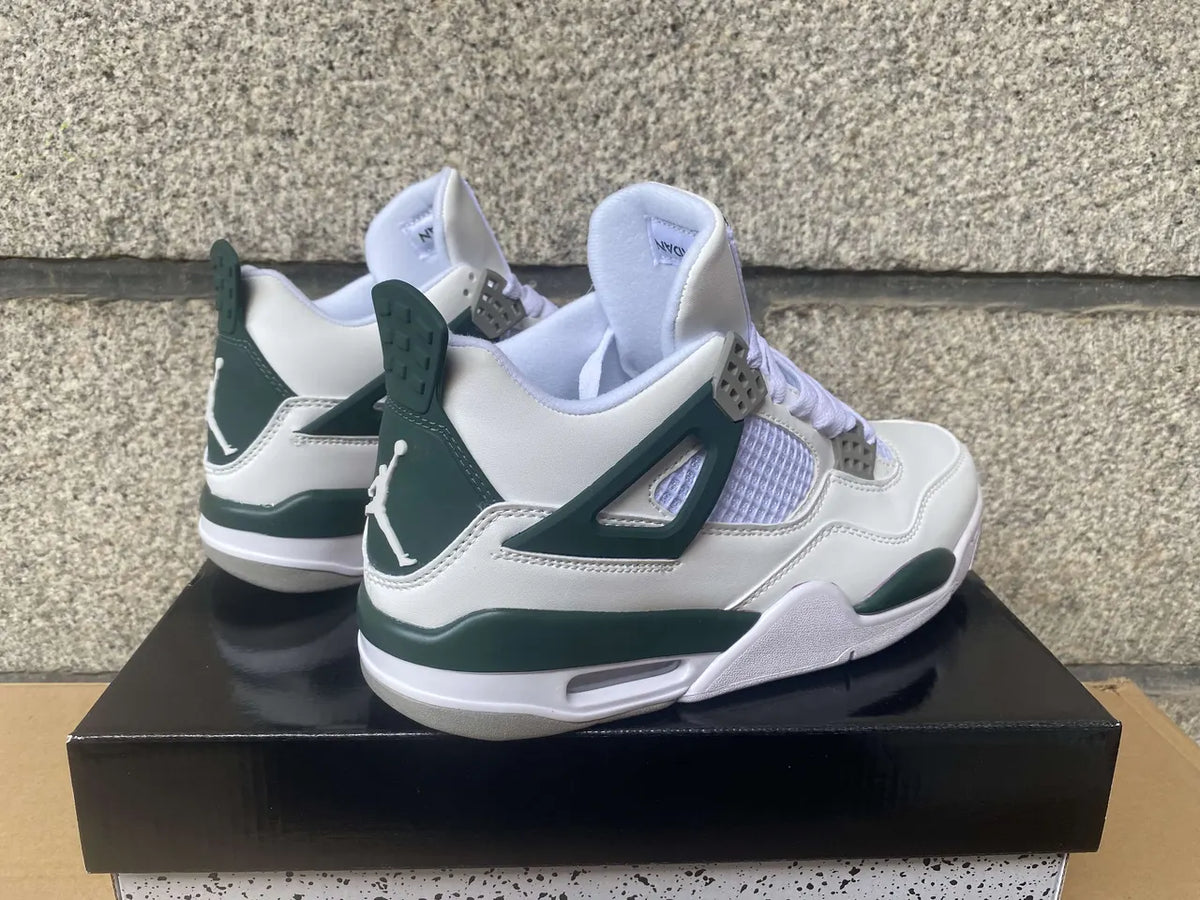 retro Air Jordan 4 White Green - Hình 3