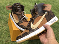 LV Nike Air Jordan 1 Brown