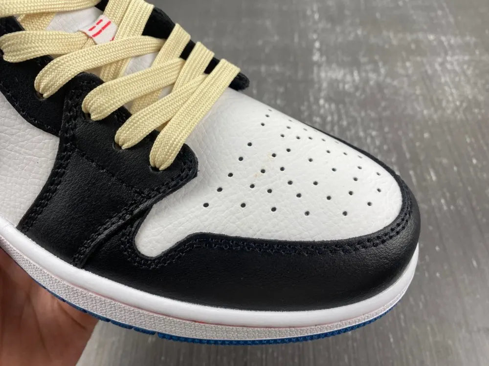 Air Jordan Low Black/White Stitch - Hình 12
