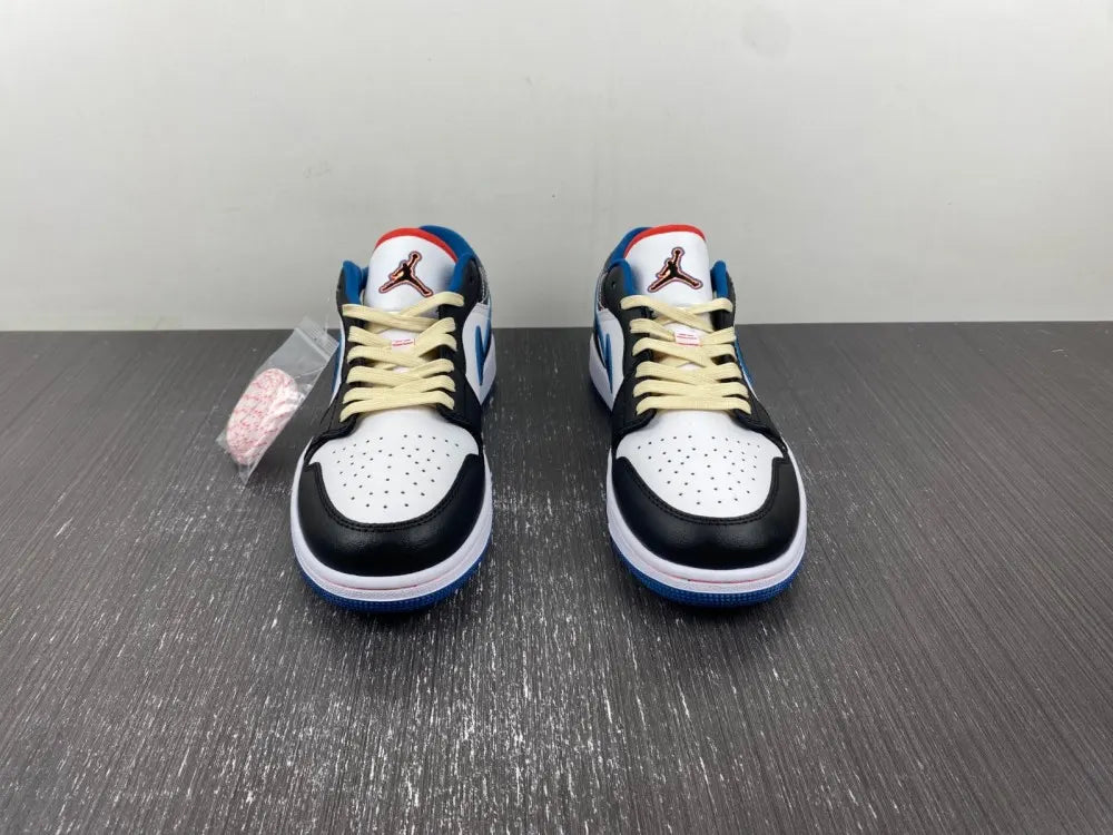Air Jordan Low Black/White Stitch - Hình 15