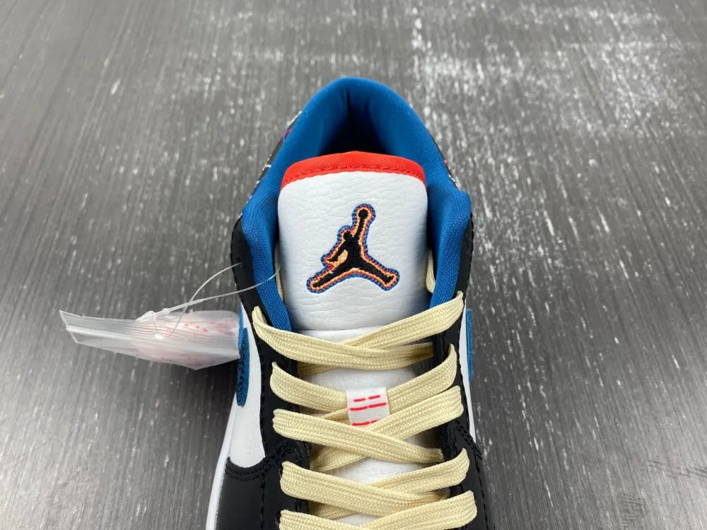 Air Jordan Low Black/White Stitch - Hình 9