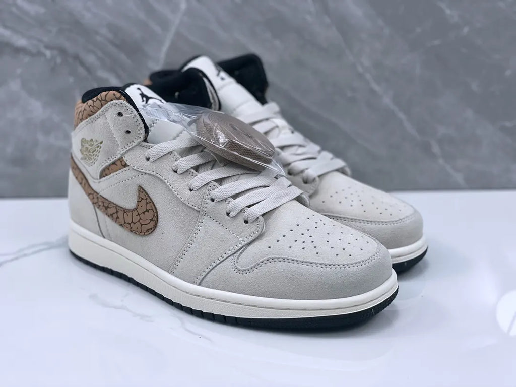 Air Jordan 1 Mid Elephant Print - Hình 9