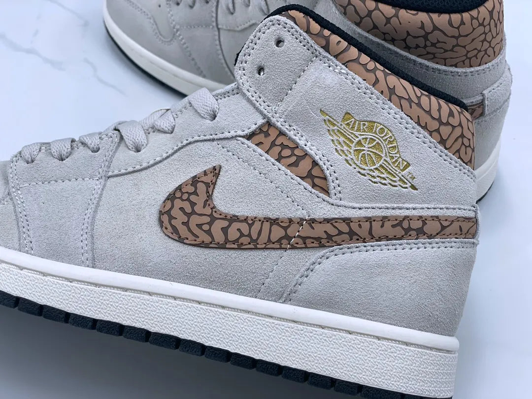 Air Jordan 1 Mid Elephant Print - Hình 3