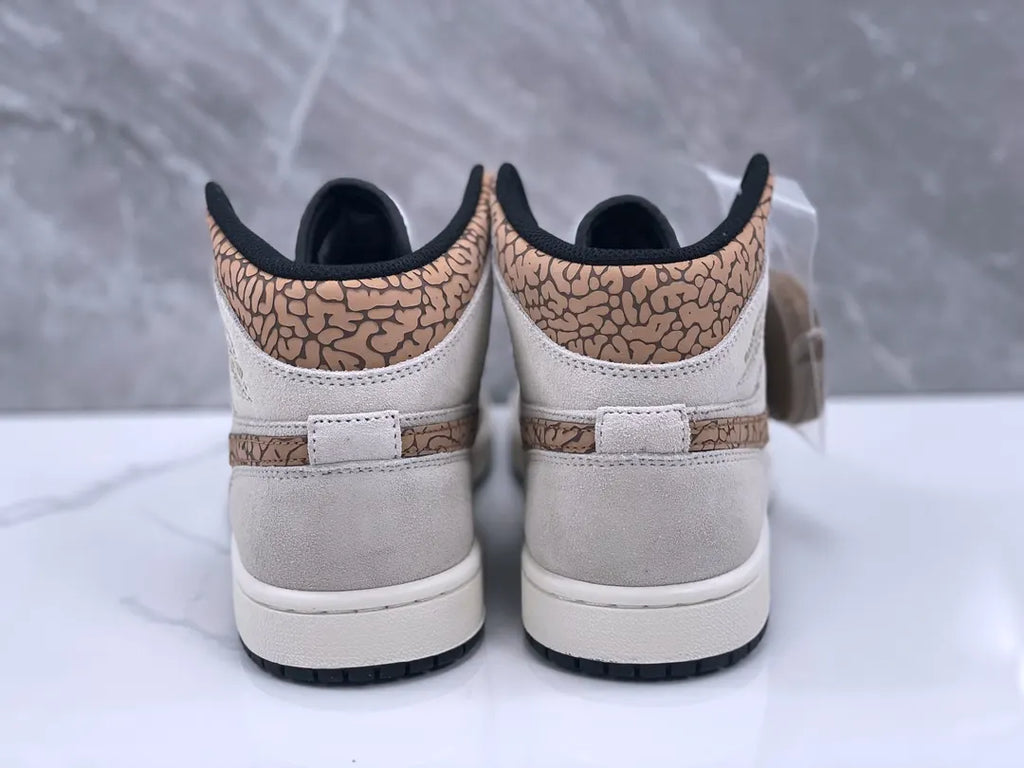 Air Jordan 1 Mid Elephant Print - Hình 6