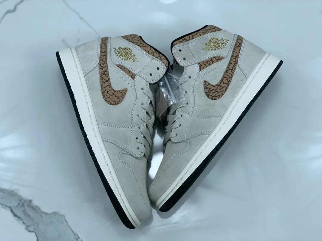 Air Jordan 1 Mid Elephant Print - Hình 4
