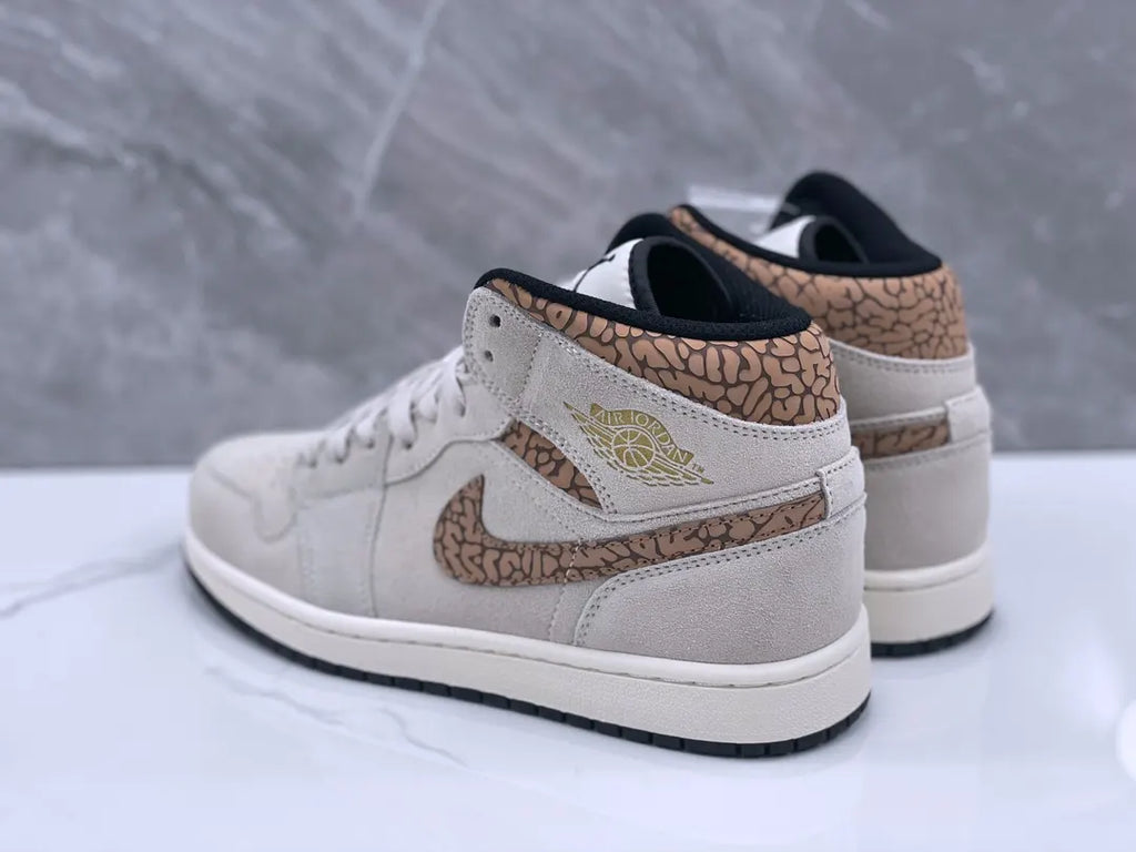 Air Jordan 1 Mid Elephant Print - Hình 7