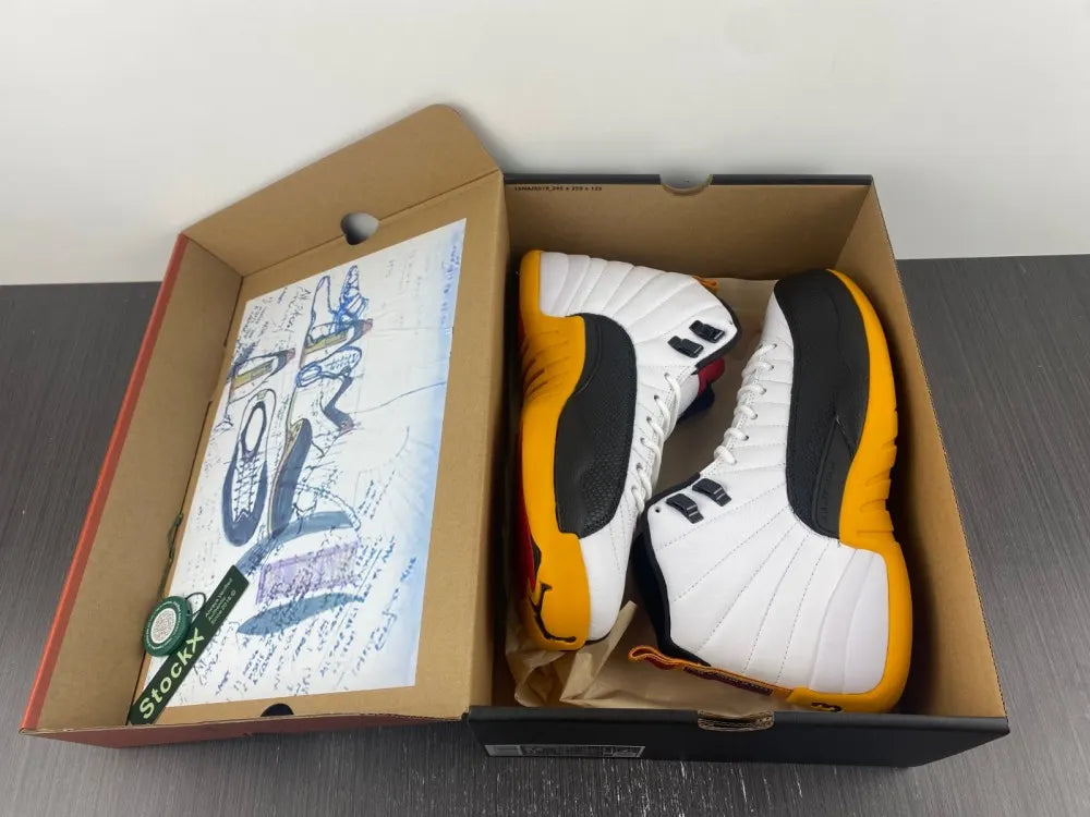 Air Jordan 12 White Taxi - Hình 6