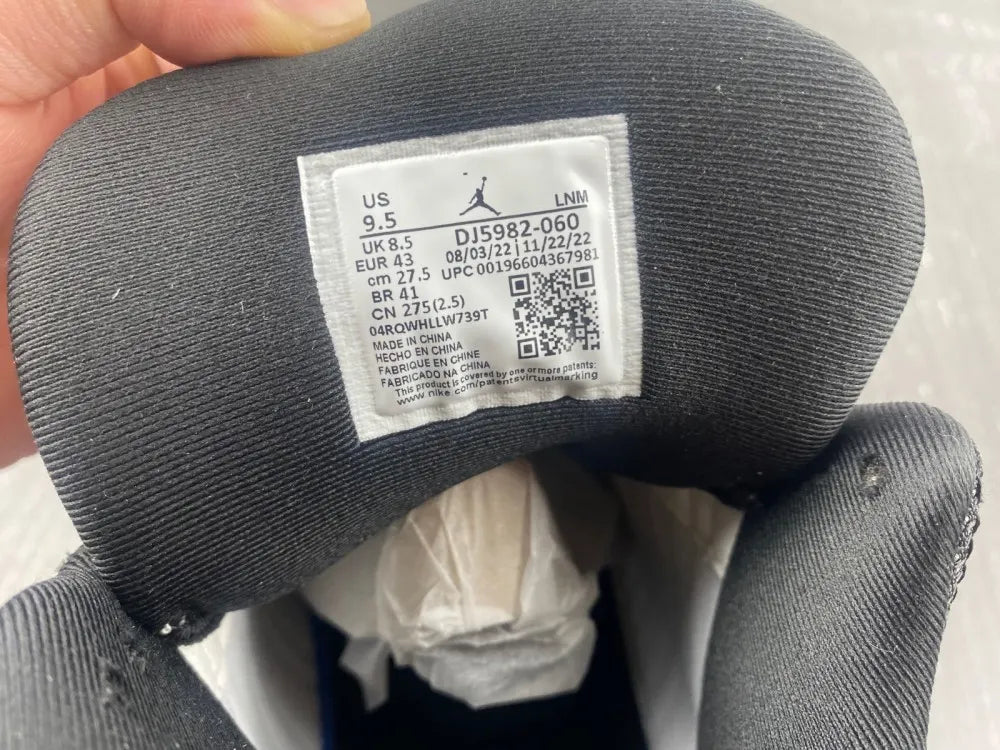 classic Air Jordan 13 White Black - Hình 8