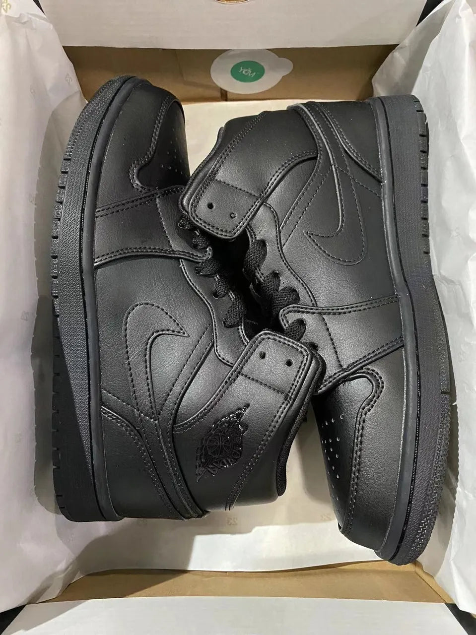 stealth Air Jordan 1 Mid Black