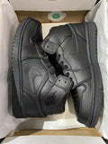 stealth Air Jordan 1 Mid Black