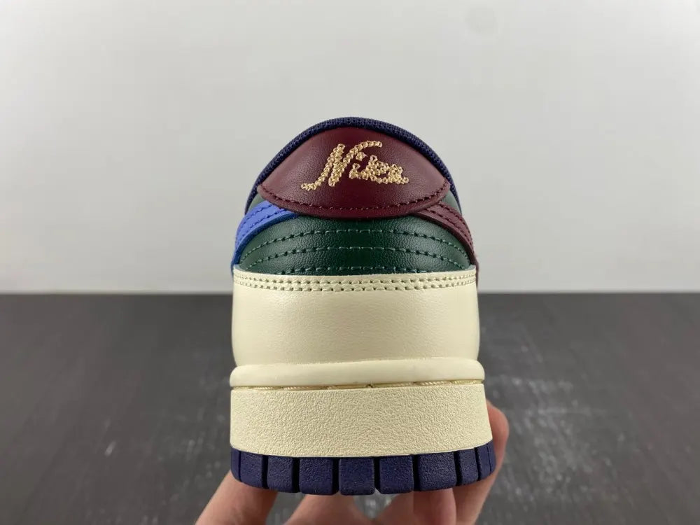 Nike Dunk Low Evergreen/Royal - Hình 3
