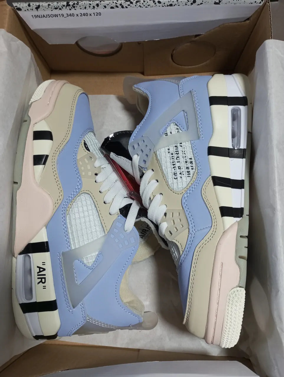 Air Jordan 4 Light Blue - Hình 3
