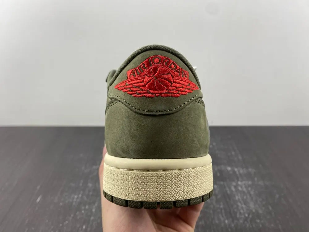 Air Jordan 1 Low Travis Scott Olive - Hình 10