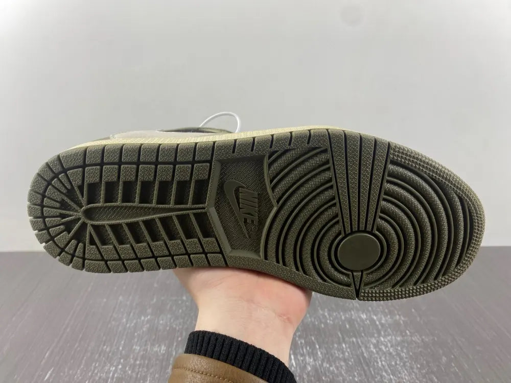 Air Jordan 1 Low Travis Scott Olive - Hình 7