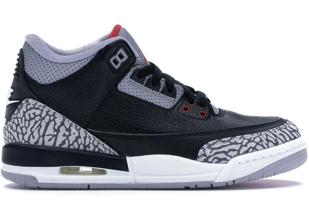 Air Jordan 3 Black Cement sneaker - Hình 4