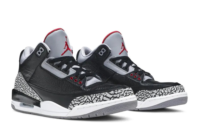 iconic Jordan 3 Retro Black Cement - Hình 5