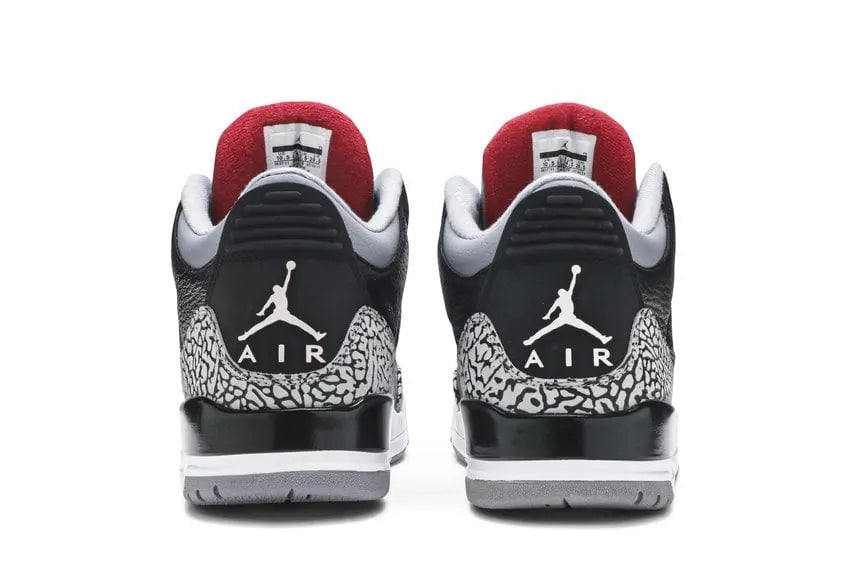 iconic Jordan 3 Retro Black Cement - Hình 4